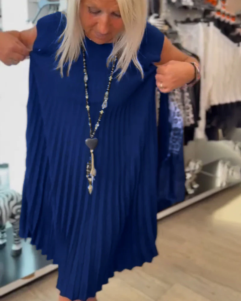 Élodie – Robe plissée chic d’été