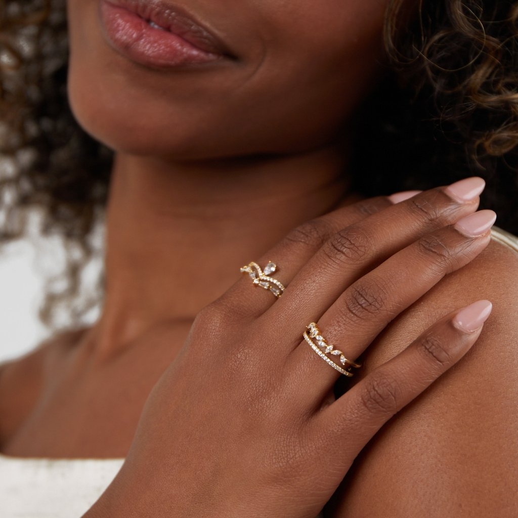 Valeria - Elegancki pierścień kryształowy