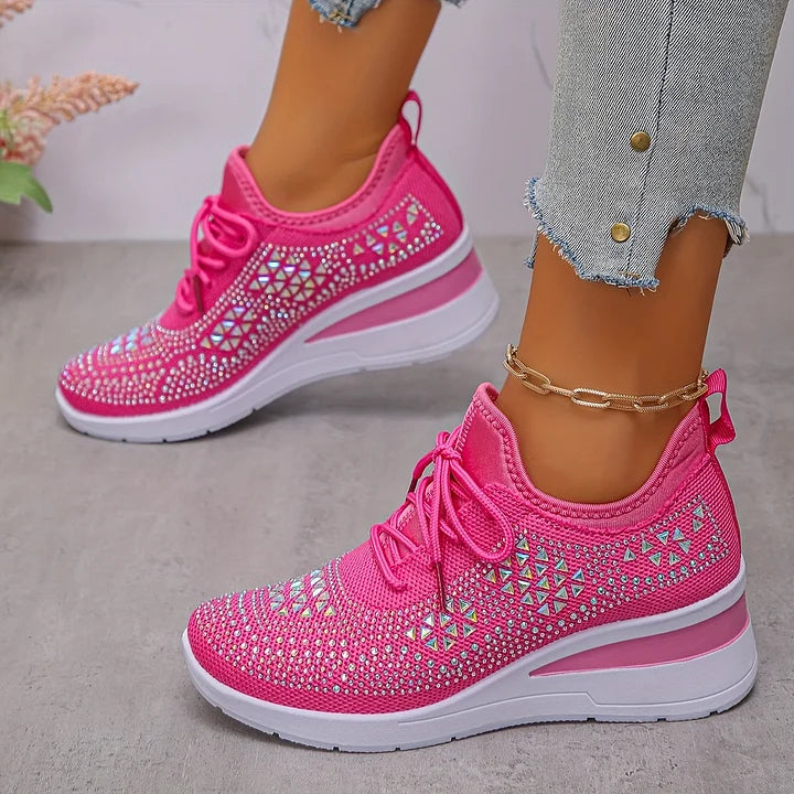 Giselle – Baskets orthopédiques avec strass scintillants