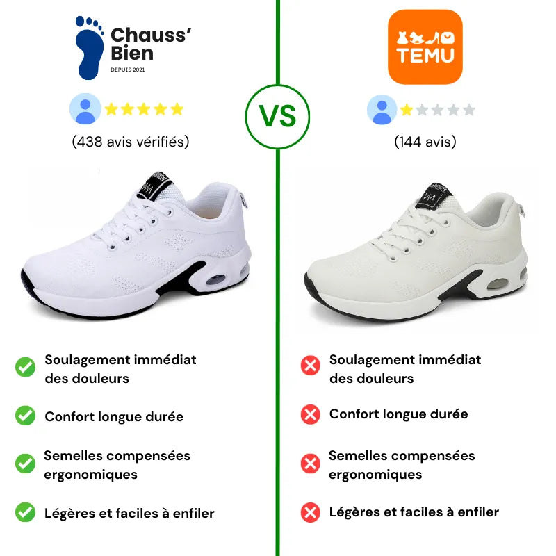 ErgoVita™ - Baskets à confort orthopédique