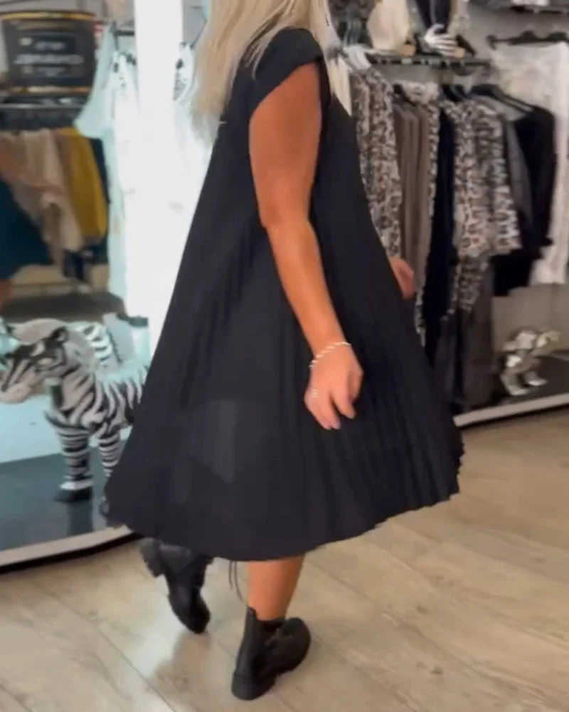 Élodie – Robe plissée chic d’été