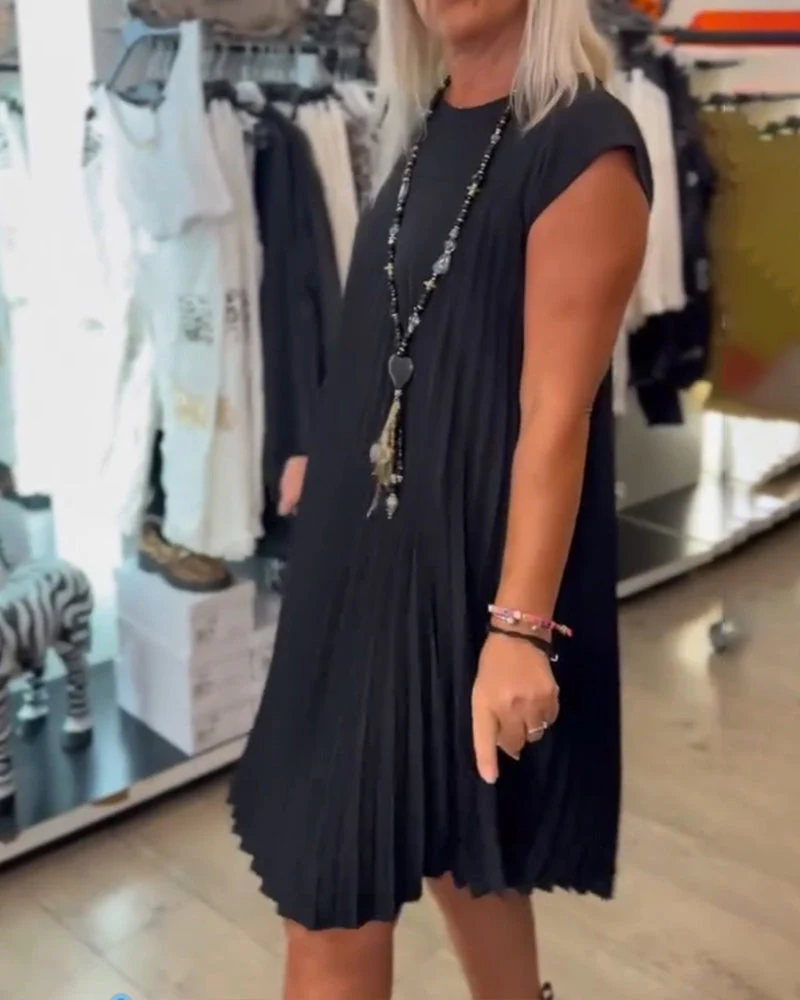 Élodie – Robe plissée chic d’été