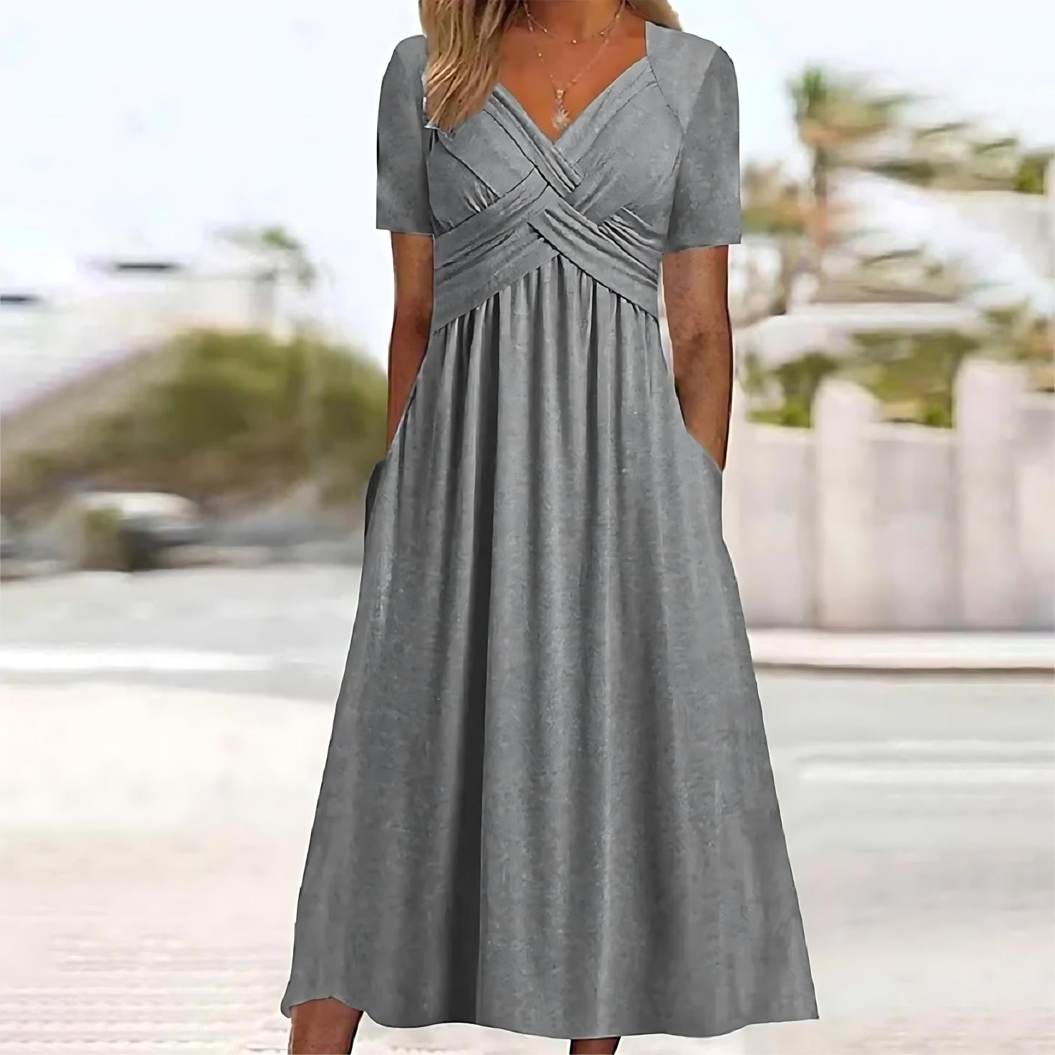 ANGELI™ - Robe Midi Élégante