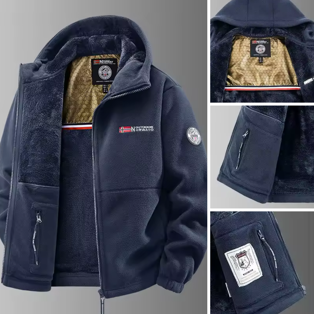 Nathaniel | Kurtka zimowa z polaru termicznego