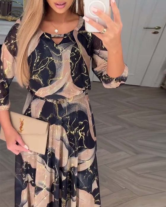 Anna | Elegancka sukienka z szyfonu