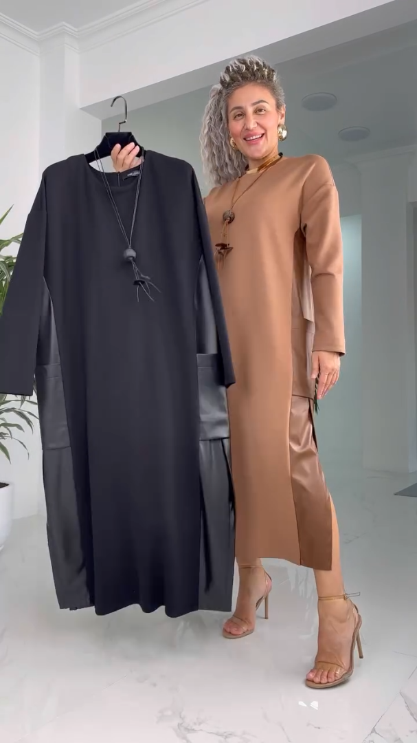 MARILYN™ - Robe Midi Minimaliste Classique