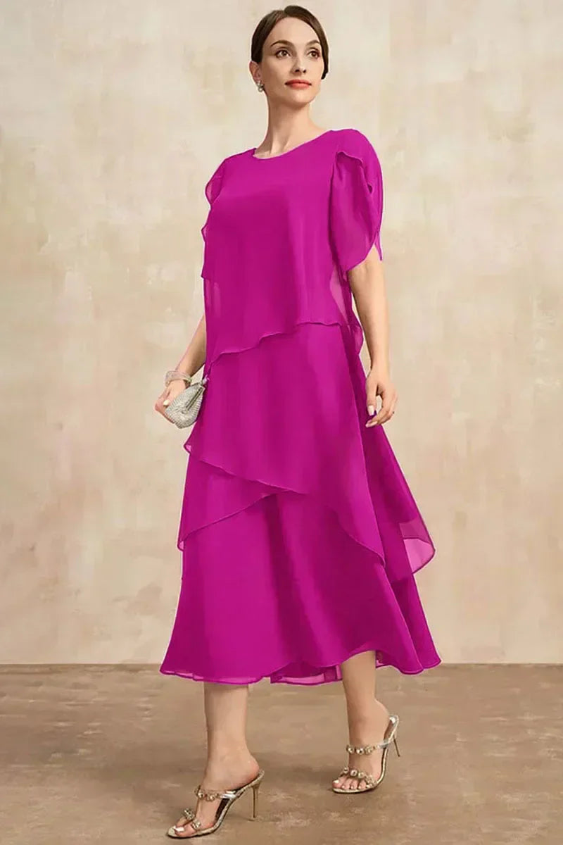 SAKURA™ - Robe Midi Charme Fluide