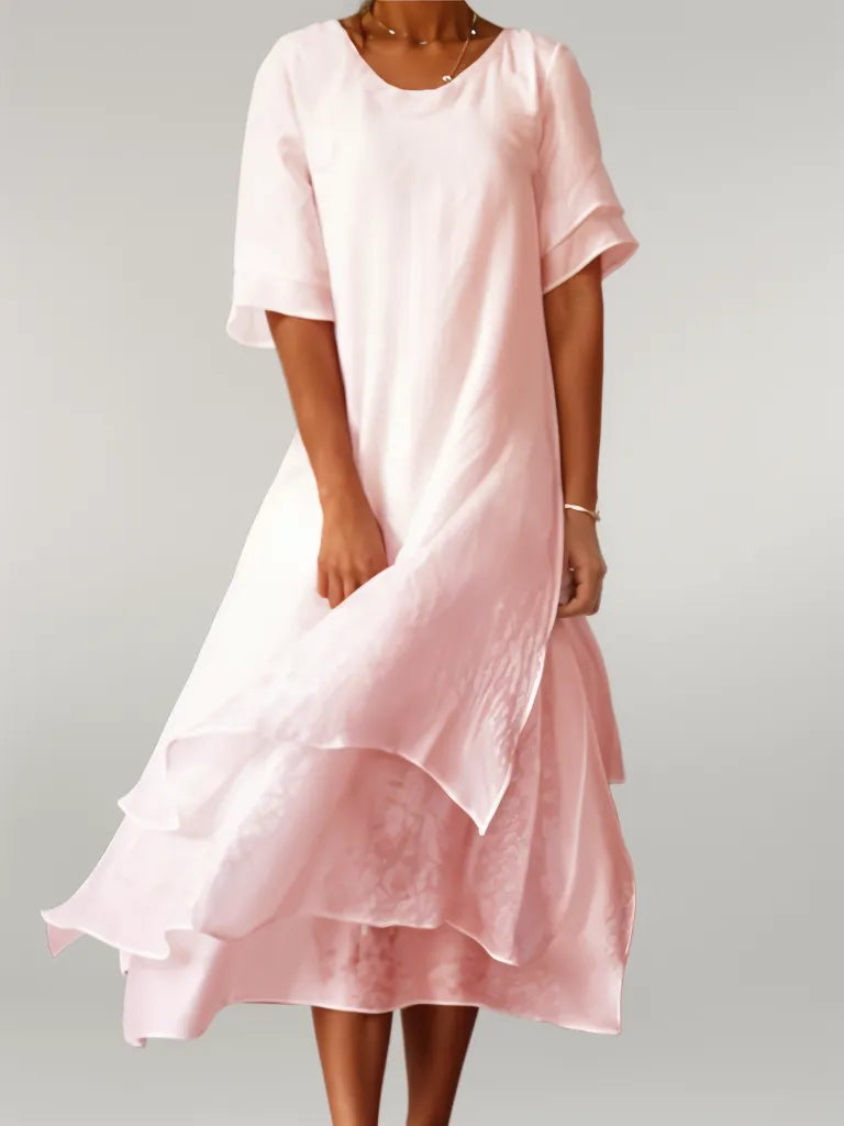 Isilde – Robe longue élégante en coton