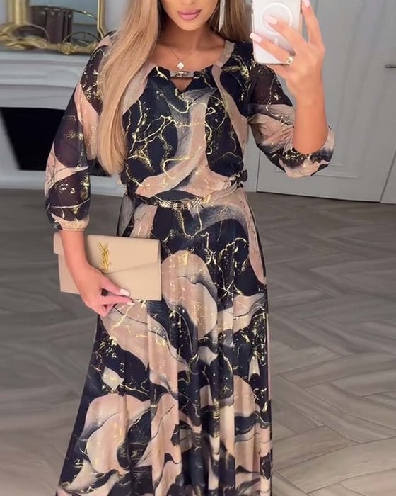 Anna | Elegancka sukienka z szyfonu