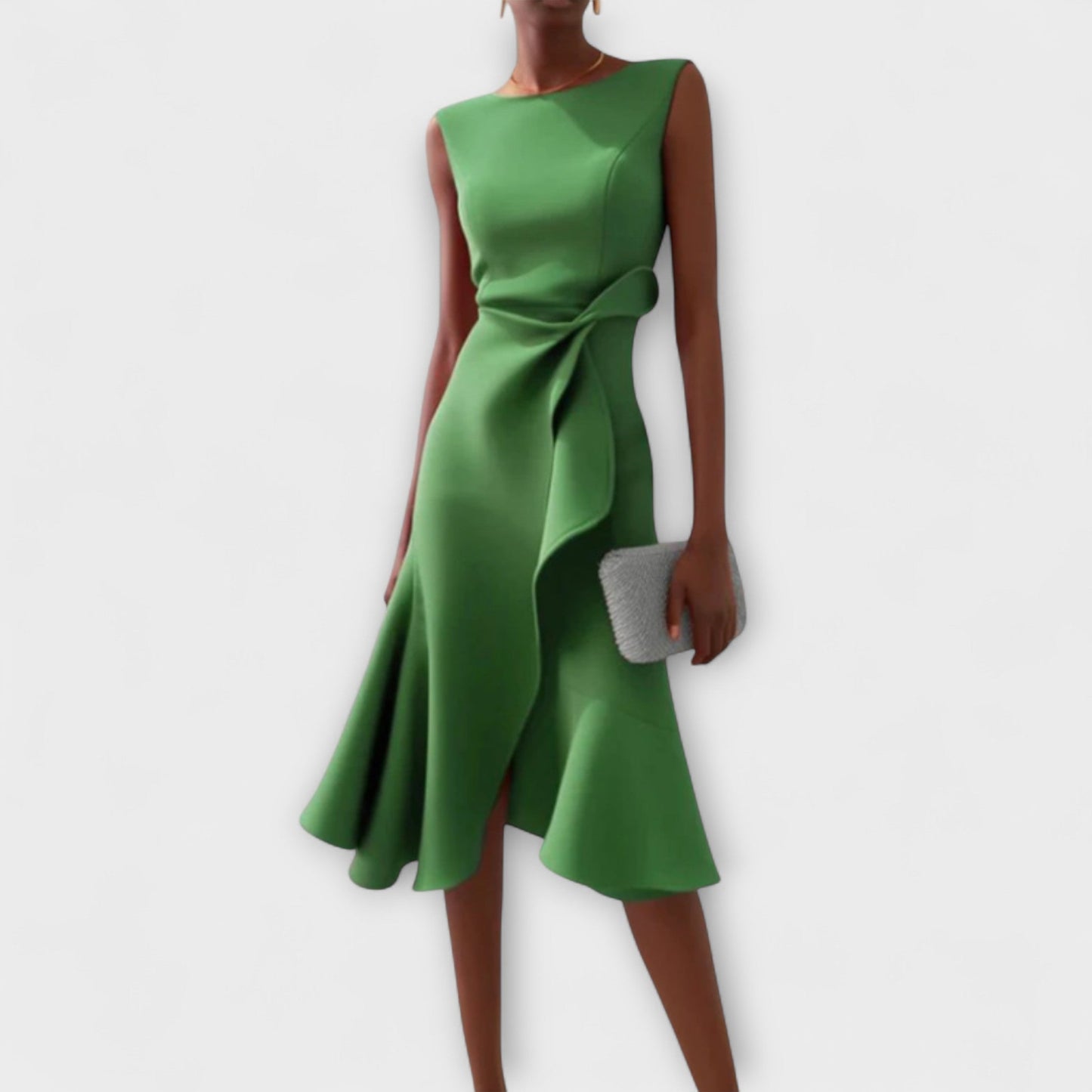 MARISSA™ – Robe sans manches élégante en style drapé