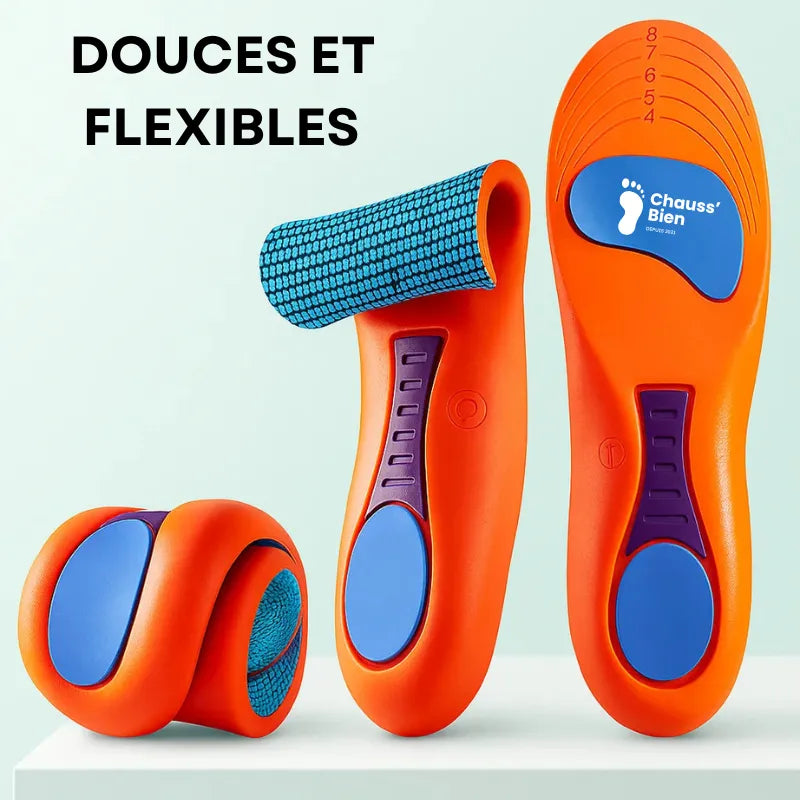Paire de semelles ergonomiques