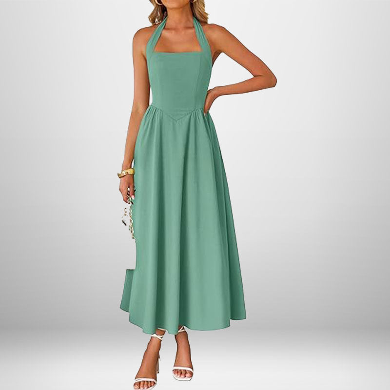 WINSLOW™ - Robe sans manches à col halter tendance