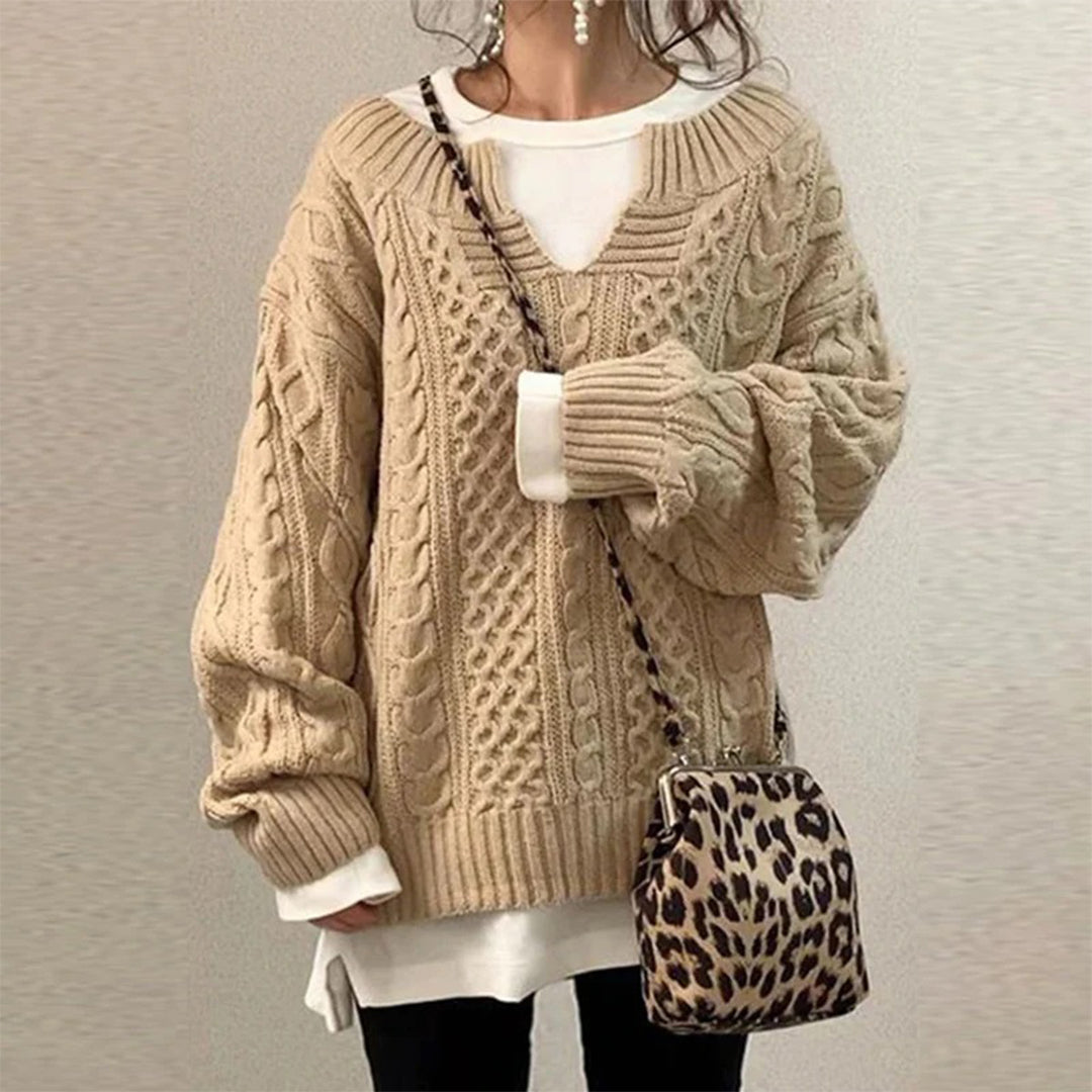 SOFFY | Zimowy sweter Twisted
