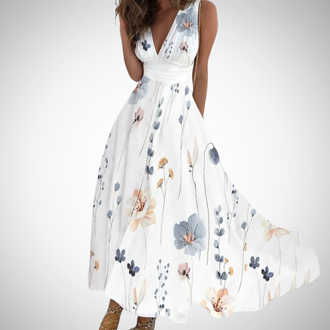 MIRIANNE™ - Robe Maxi Florale Intemporelle