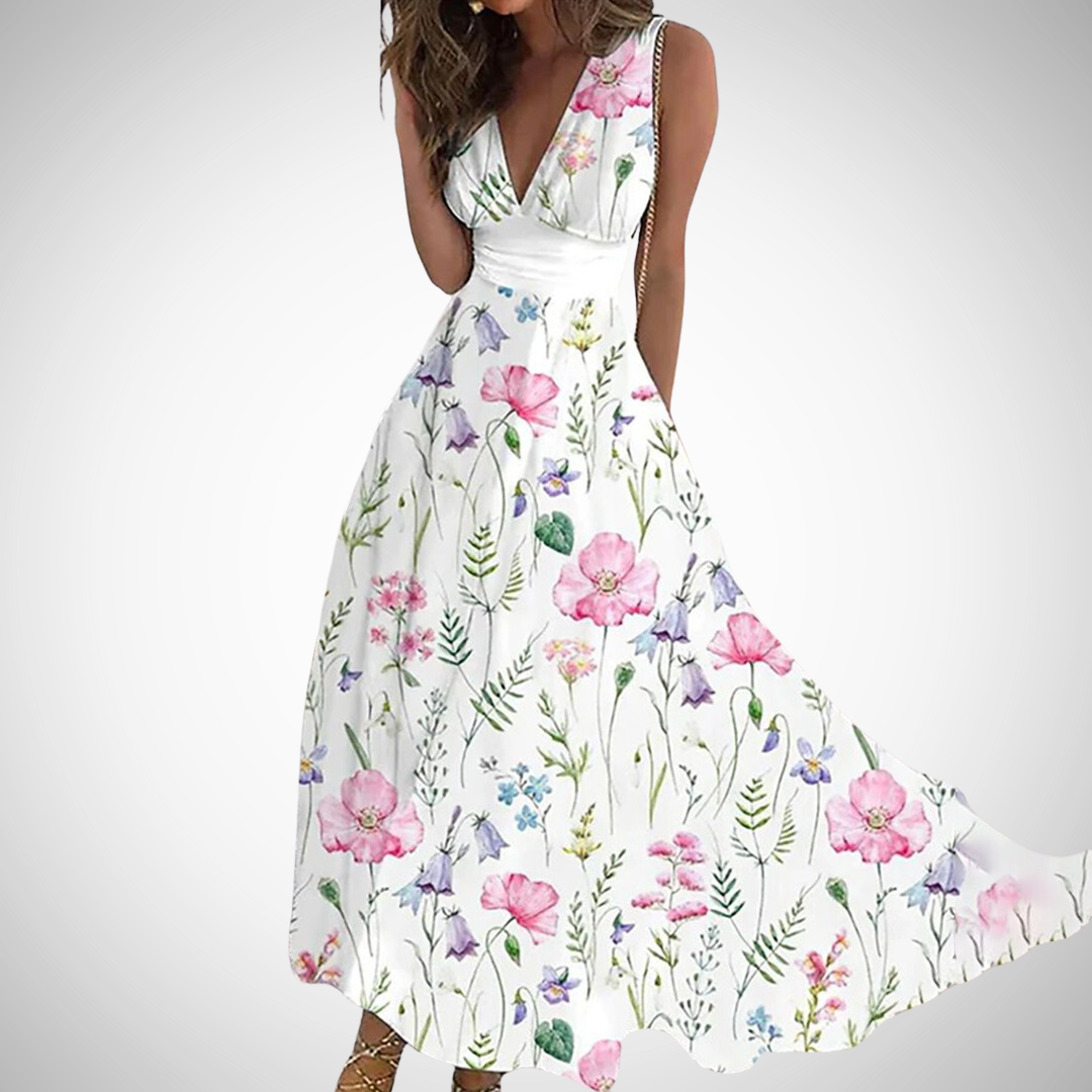 MIRIANNE™ - Robe Maxi Florale Intemporelle