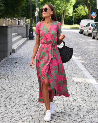 Frédérique – Robe d'été légère et fleurie