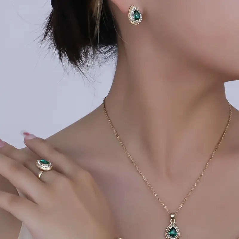 Bijoux Noemie Glastra émeraude | Or