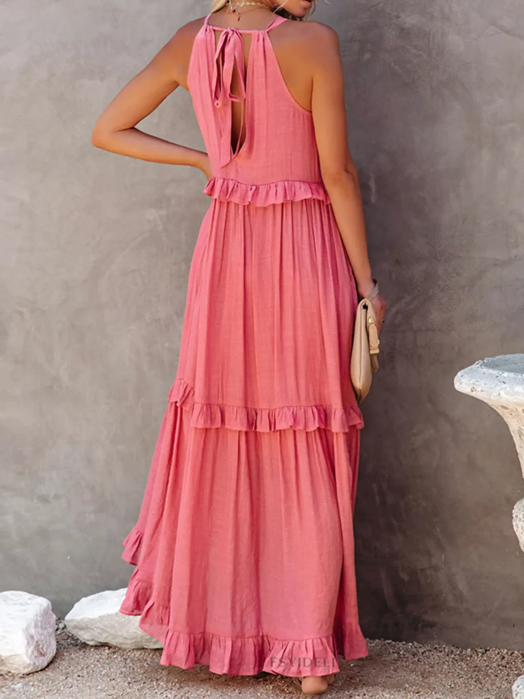 CHERRY™ - Robe Maxi Flow & Flutter