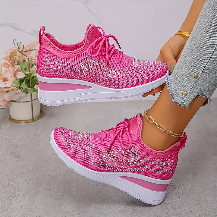 Giselle – Baskets orthopédiques avec strass scintillants