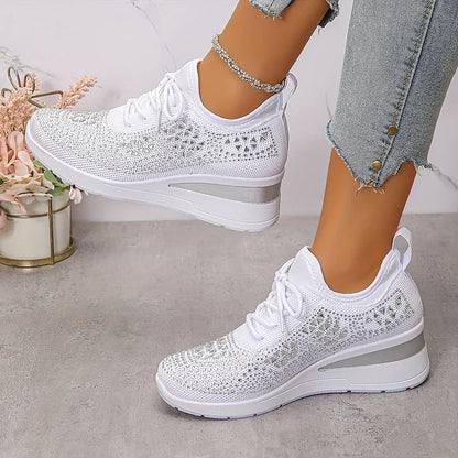 Giselle – Baskets orthopédiques avec strass scintillants
