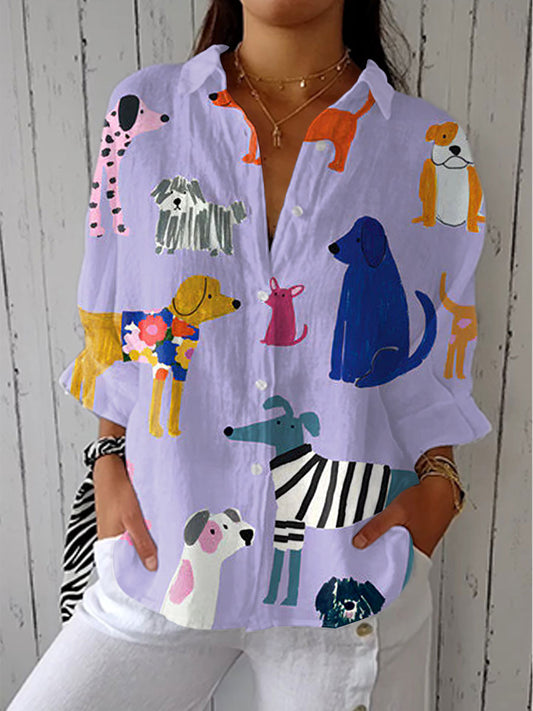 Florence | Blouse Chiens Joyeux