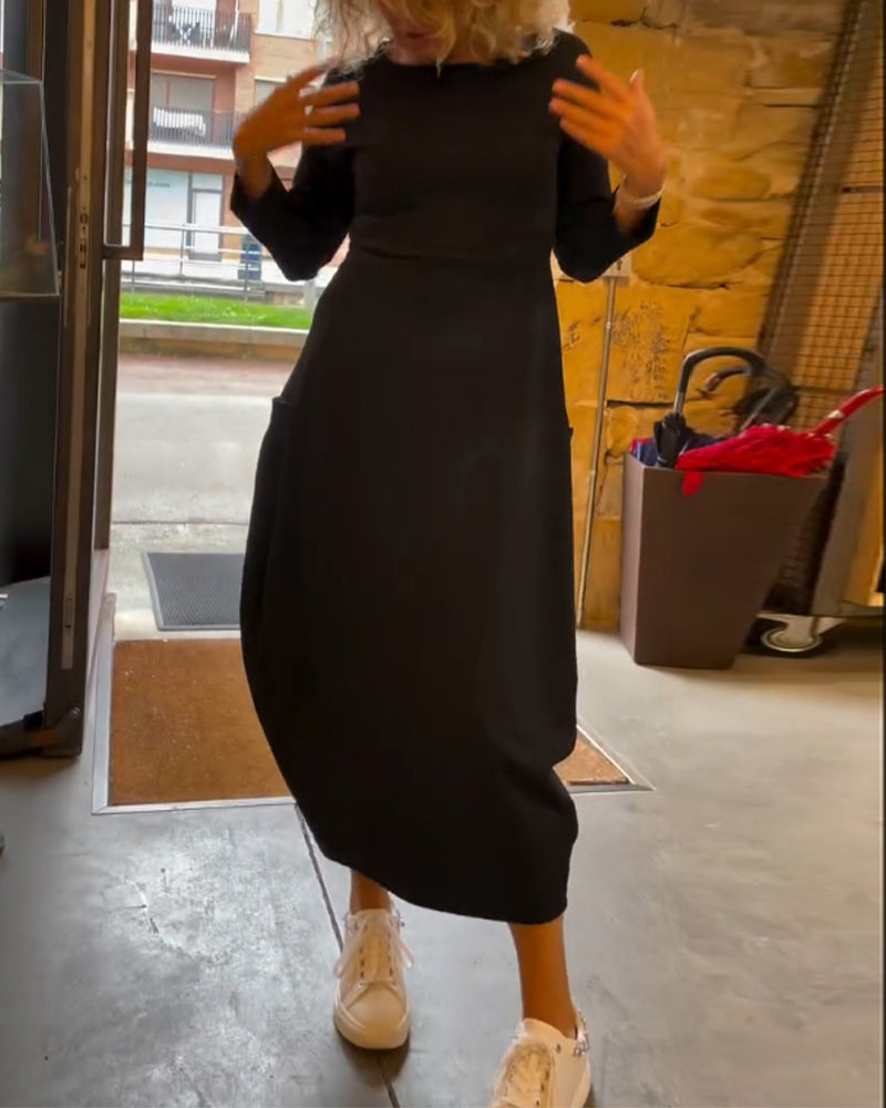 CORA™ - Robe Midi Chic Décontractée