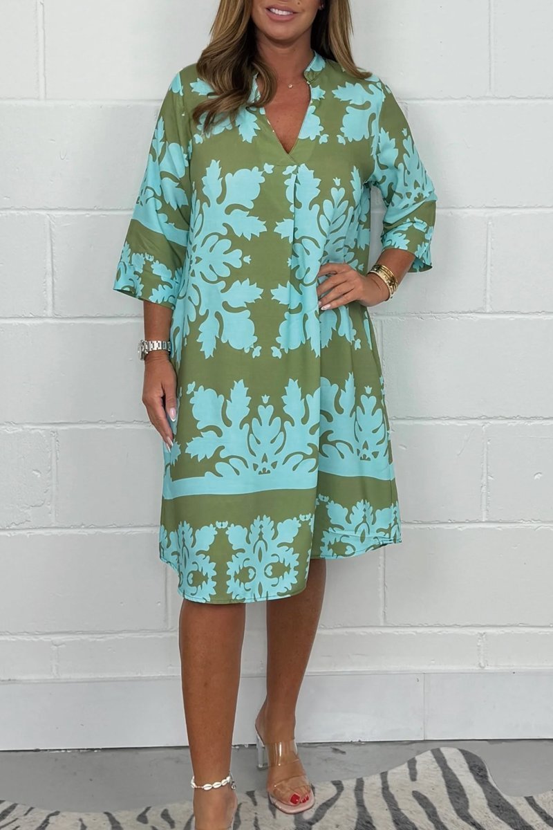 Alba – Robe de printemps fluide et élégante