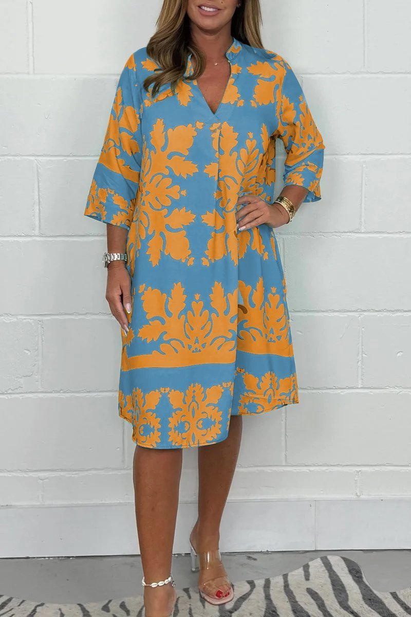 Alba – Robe de printemps fluide et élégante