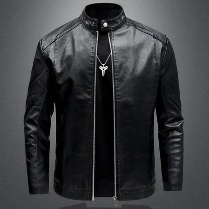 Patryk™ | Elegancka Skórzana Kurtka Motocyklowa