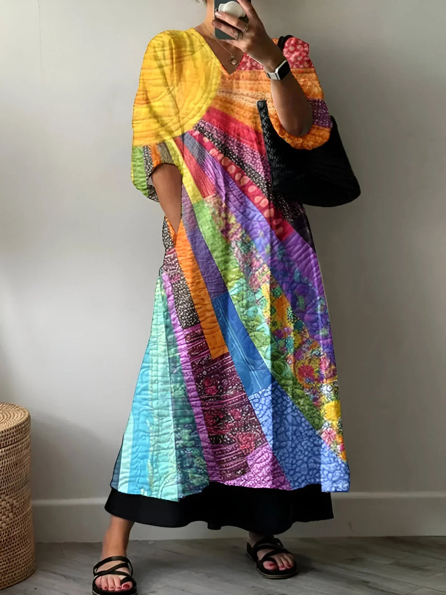Lison - Robe colorée