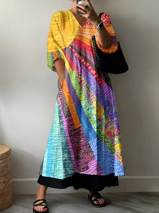 Lison - Robe colorée